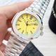 Replica Patek Philippe Nautilus Stainless Steel Strap Yellow Face Silver Bezel Watch  (9)_th.jpg